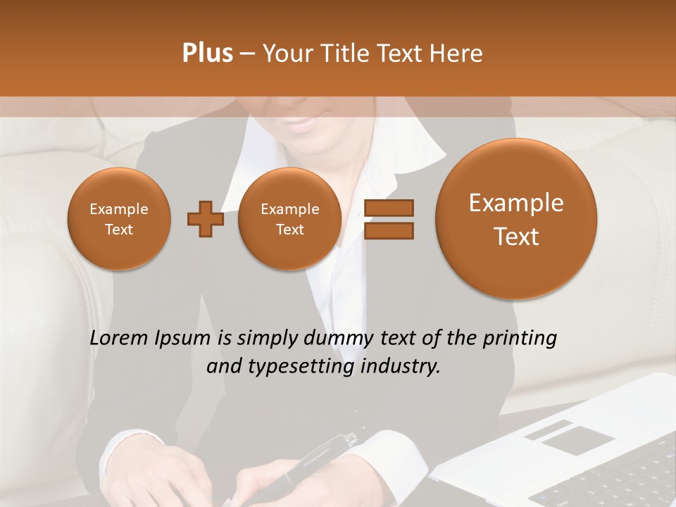 Laptop Appointment Relaxed PowerPoint Template
