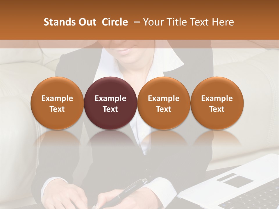 Laptop Appointment Relaxed PowerPoint Template