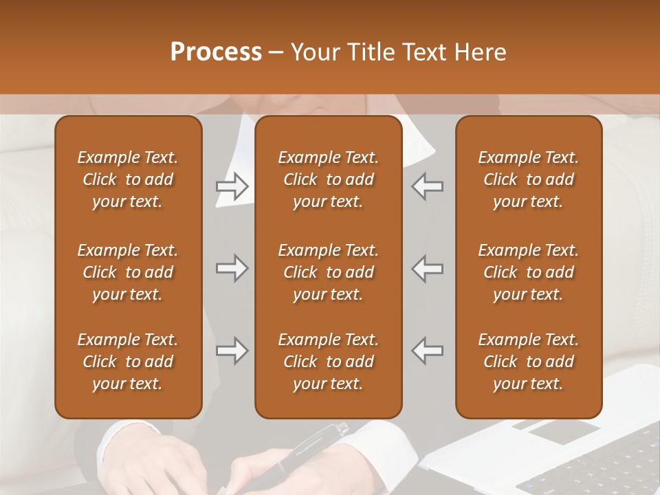 Laptop Appointment Relaxed PowerPoint Template