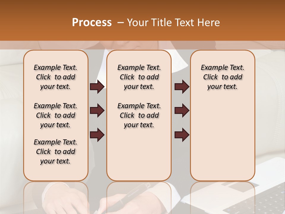 Laptop Appointment Relaxed PowerPoint Template