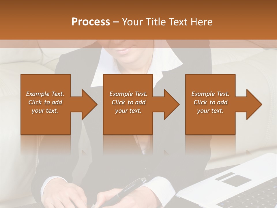 Laptop Appointment Relaxed PowerPoint Template