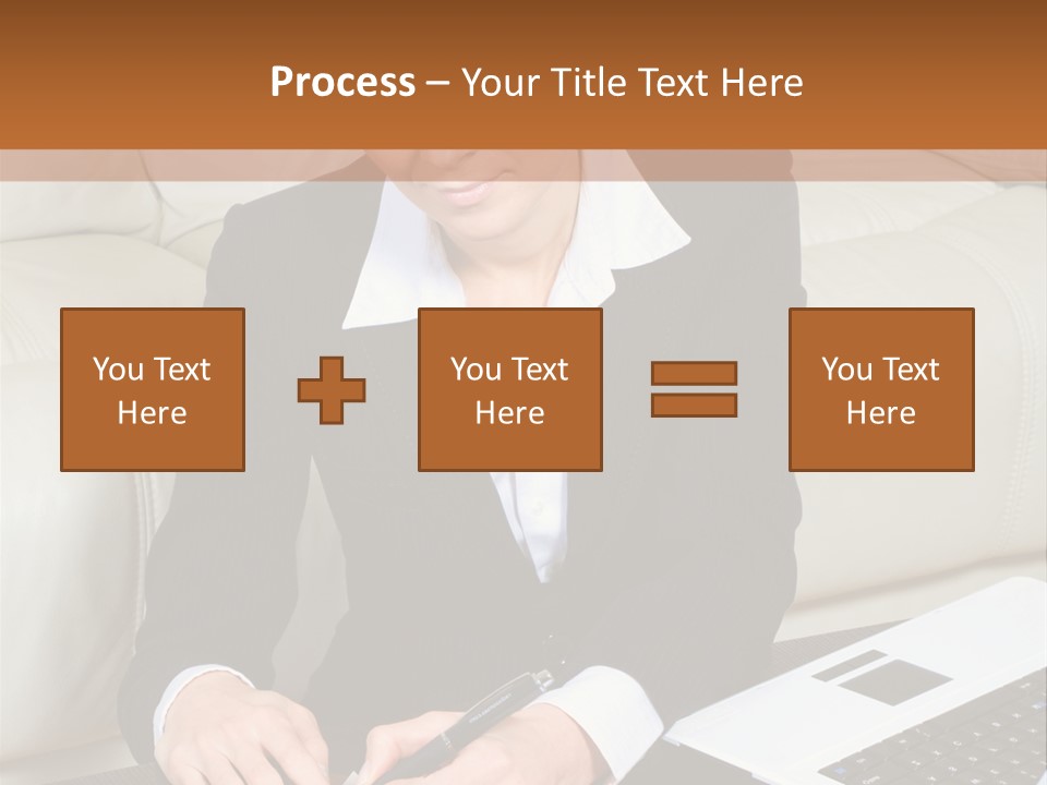 Laptop Appointment Relaxed PowerPoint Template