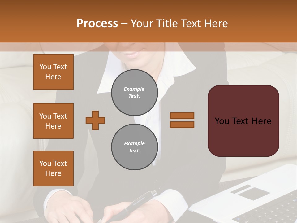 Laptop Appointment Relaxed PowerPoint Template