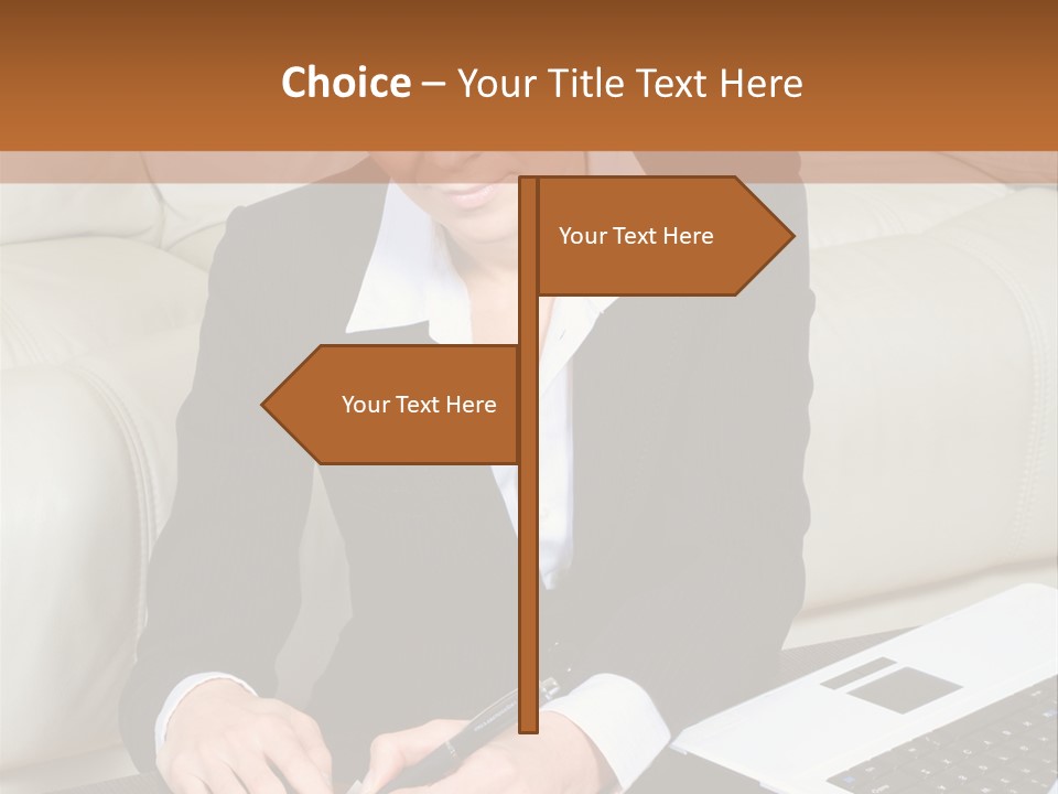 Laptop Appointment Relaxed PowerPoint Template