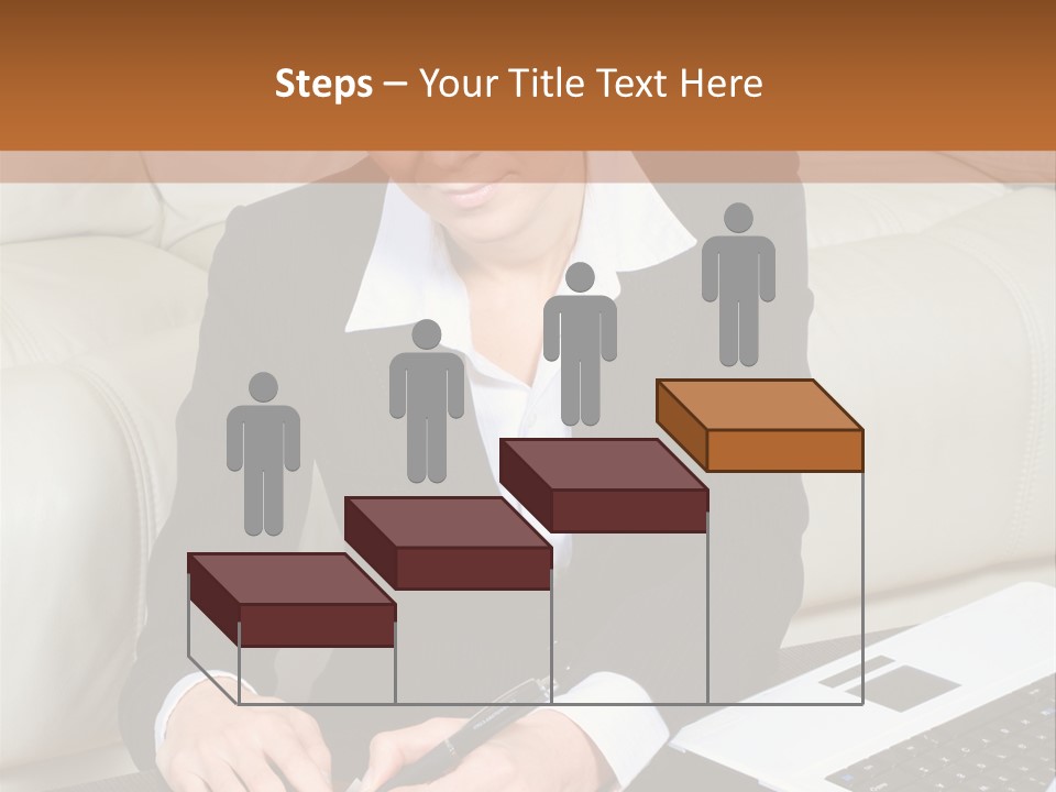 Laptop Appointment Relaxed PowerPoint Template