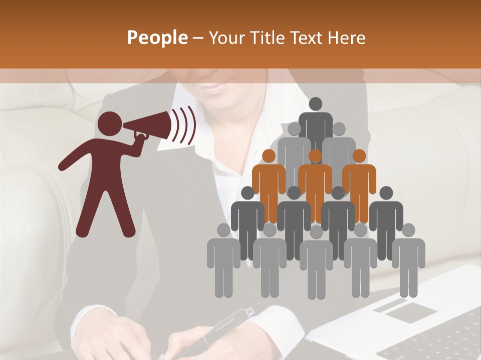 Laptop Appointment Relaxed PowerPoint Template