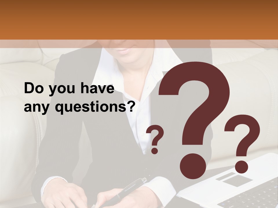 Laptop Appointment Relaxed PowerPoint Template