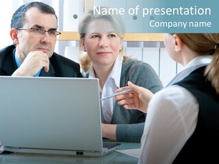 Businessman Selling Preparation PowerPoint Template