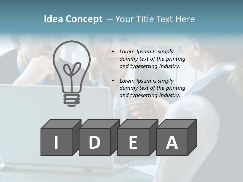 Businessman Selling Preparation PowerPoint Template