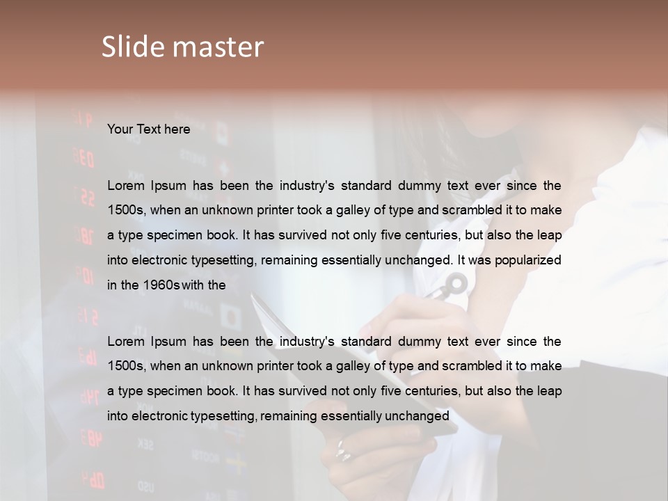 Exchange Future Human PowerPoint Template