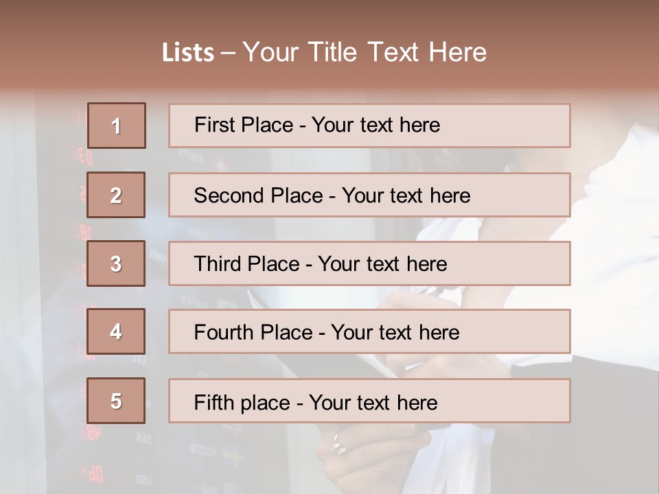 Exchange Future Human PowerPoint Template