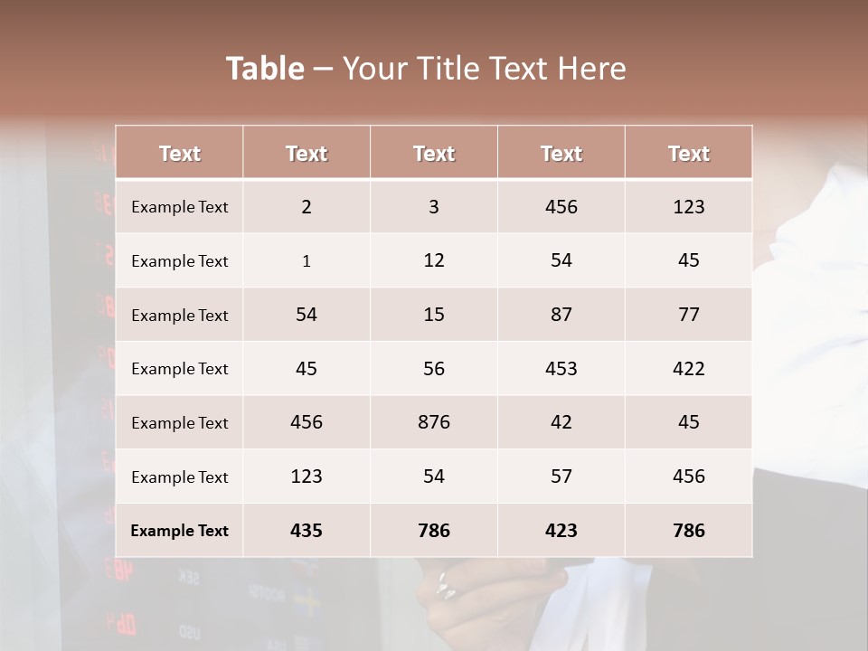 Exchange Future Human PowerPoint Template