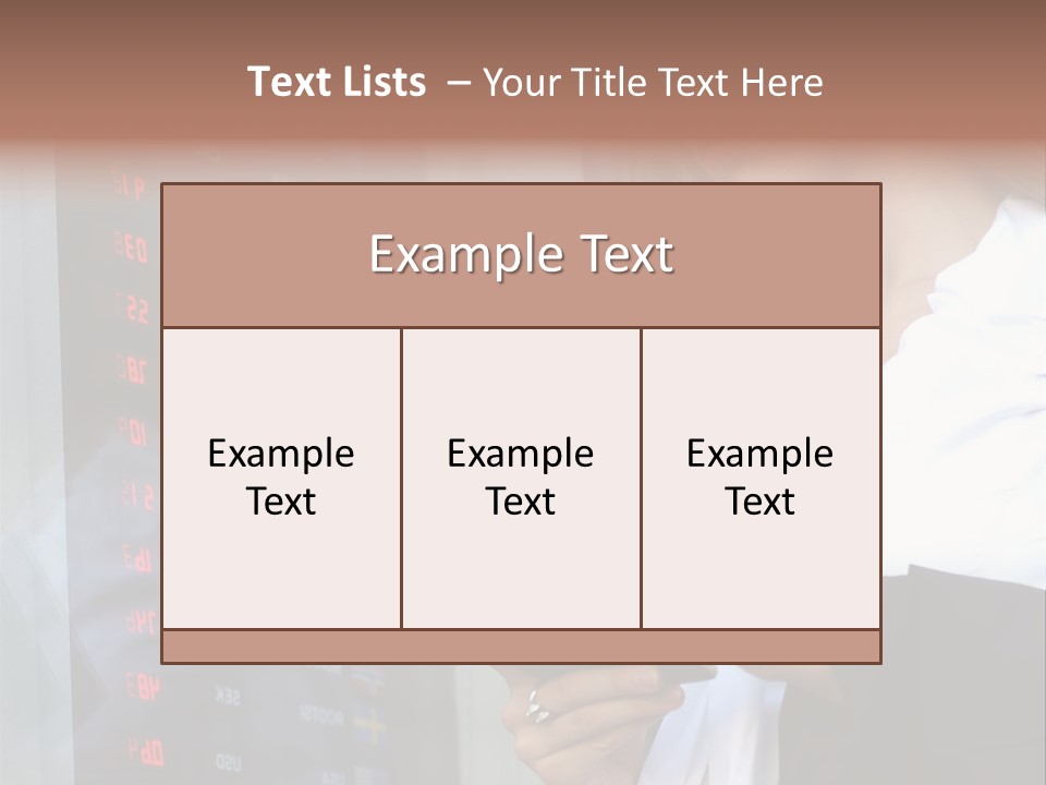 Exchange Future Human PowerPoint Template