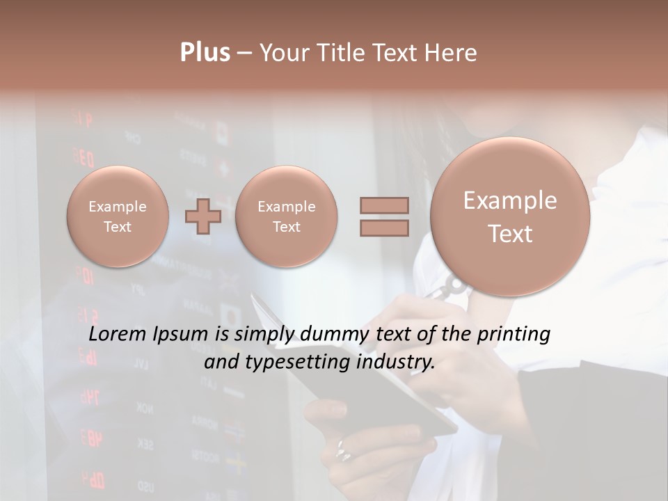Exchange Future Human PowerPoint Template