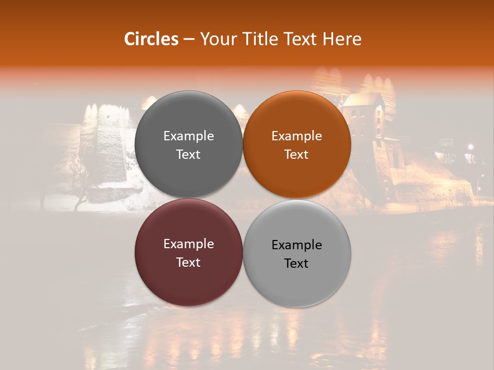 Temple Snow Medieval PowerPoint Template