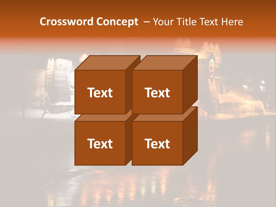 Temple Snow Medieval PowerPoint Template