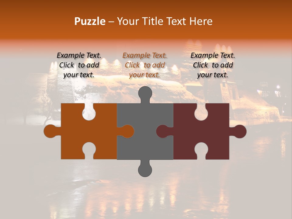 Temple Snow Medieval PowerPoint Template