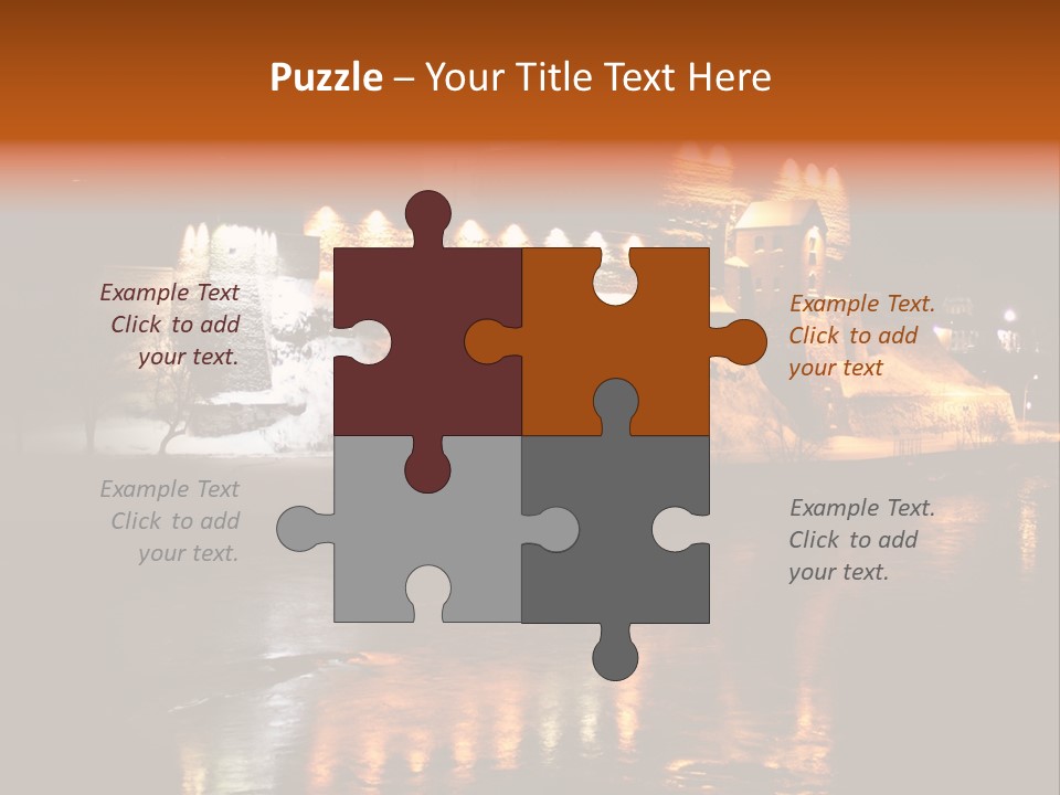 Temple Snow Medieval PowerPoint Template