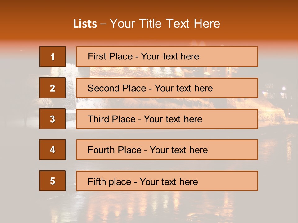 Temple Snow Medieval PowerPoint Template