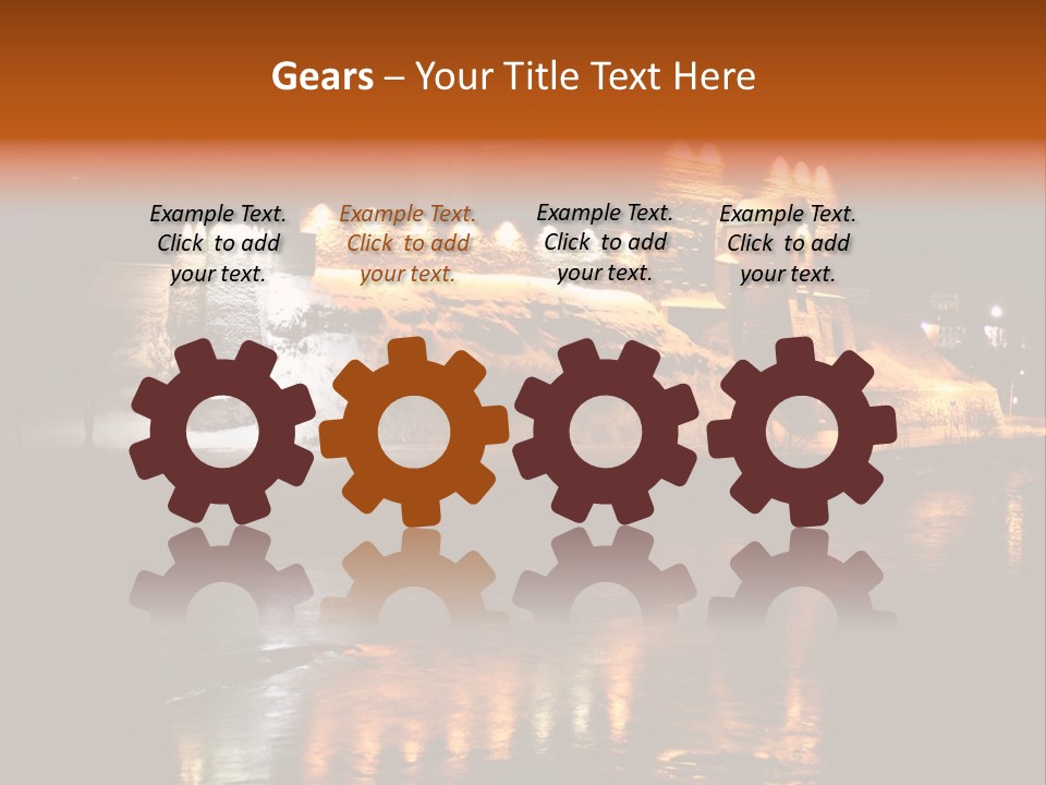 Temple Snow Medieval PowerPoint Template