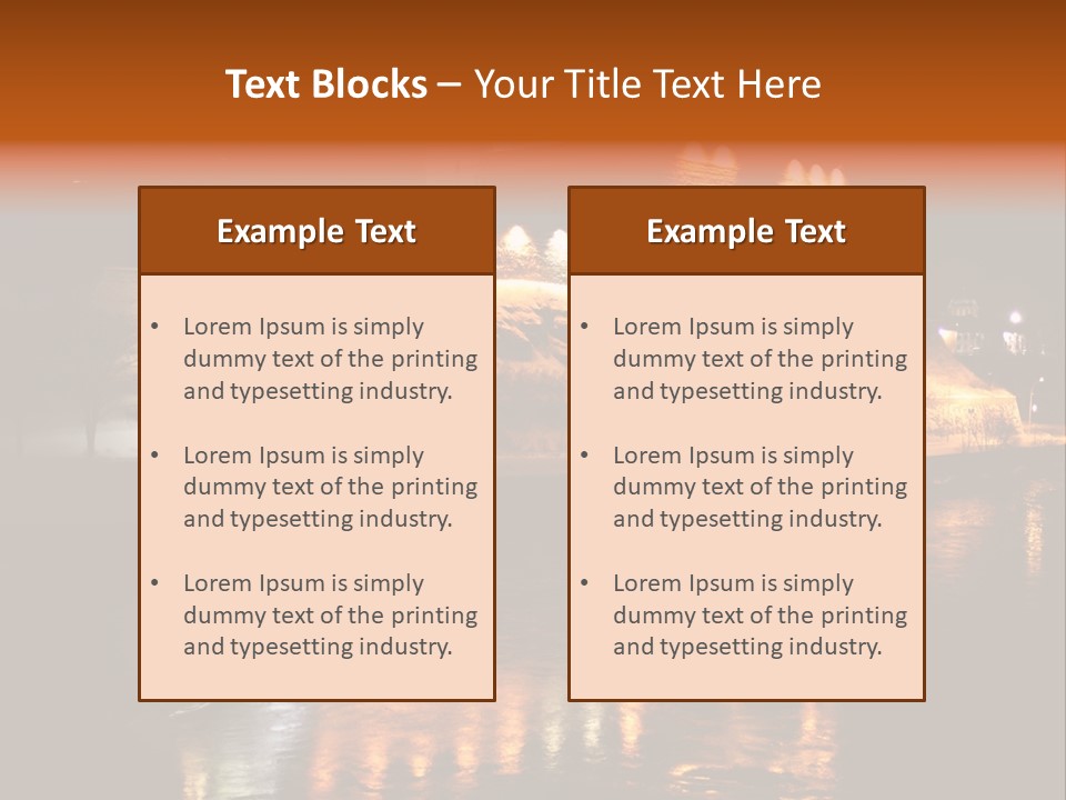 Temple Snow Medieval PowerPoint Template