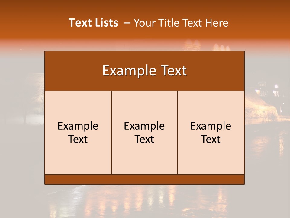 Temple Snow Medieval PowerPoint Template