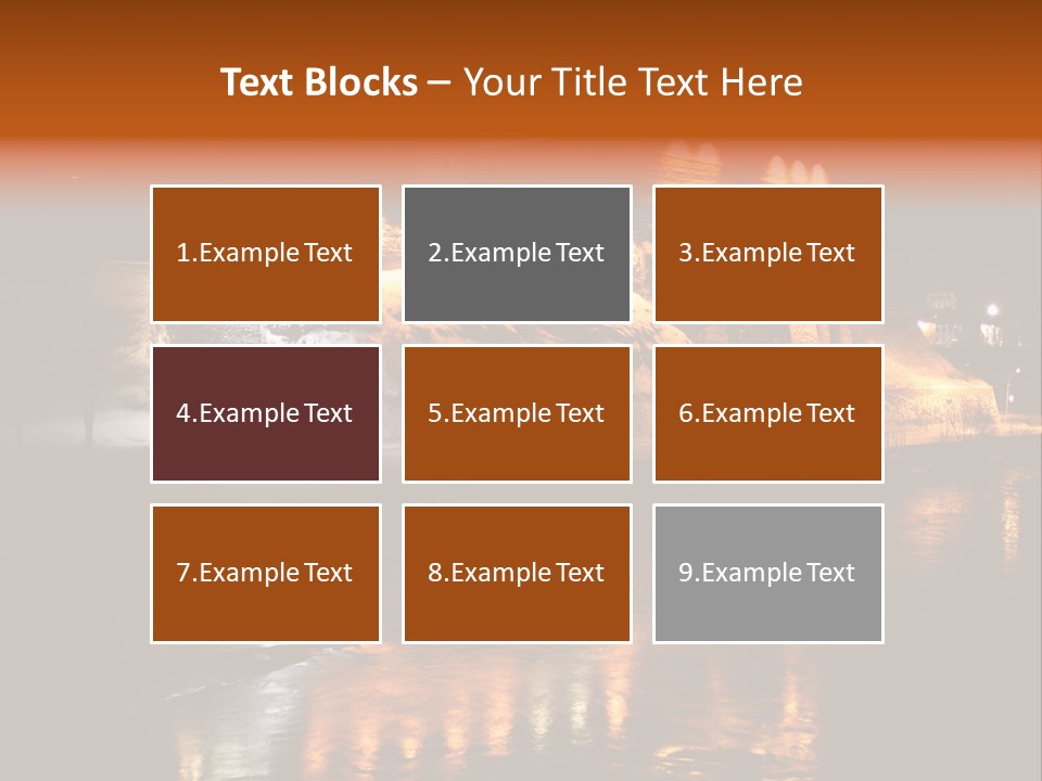 Temple Snow Medieval PowerPoint Template