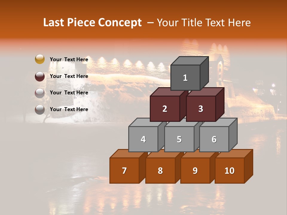 Temple Snow Medieval PowerPoint Template