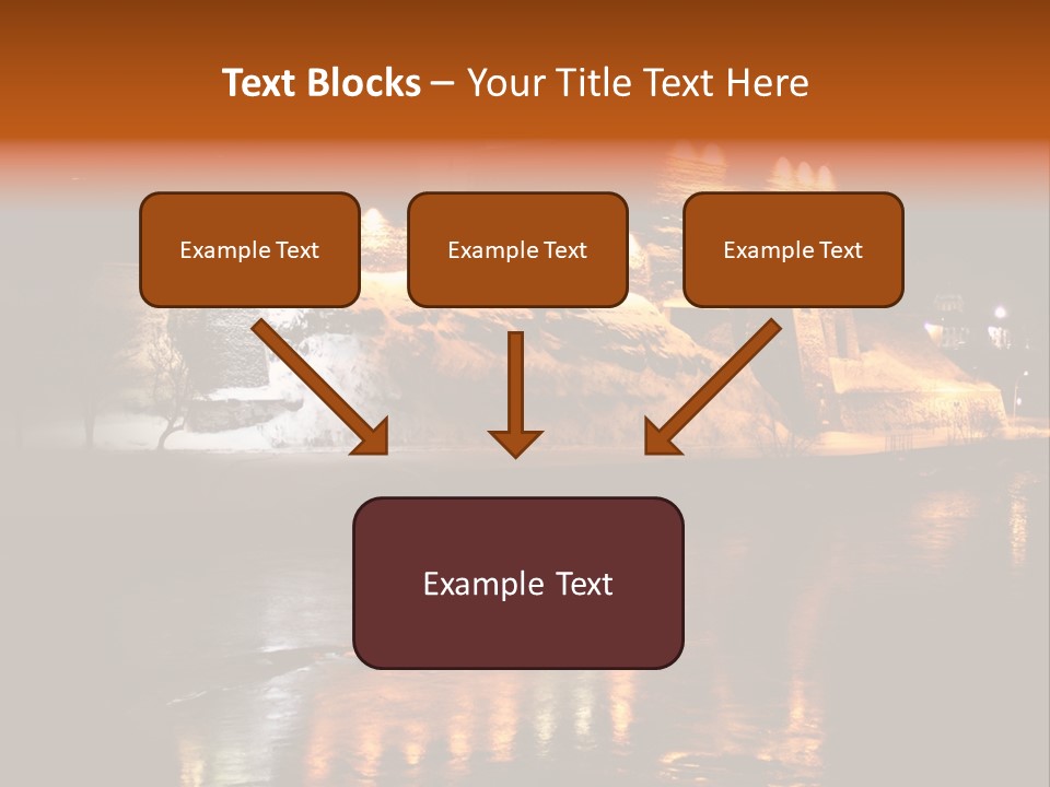 Temple Snow Medieval PowerPoint Template