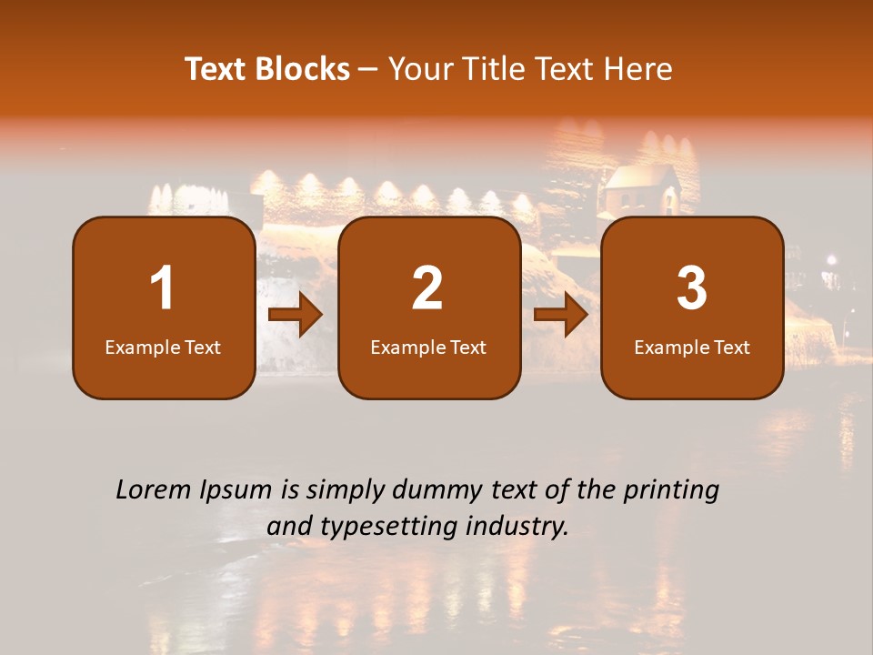 Temple Snow Medieval PowerPoint Template