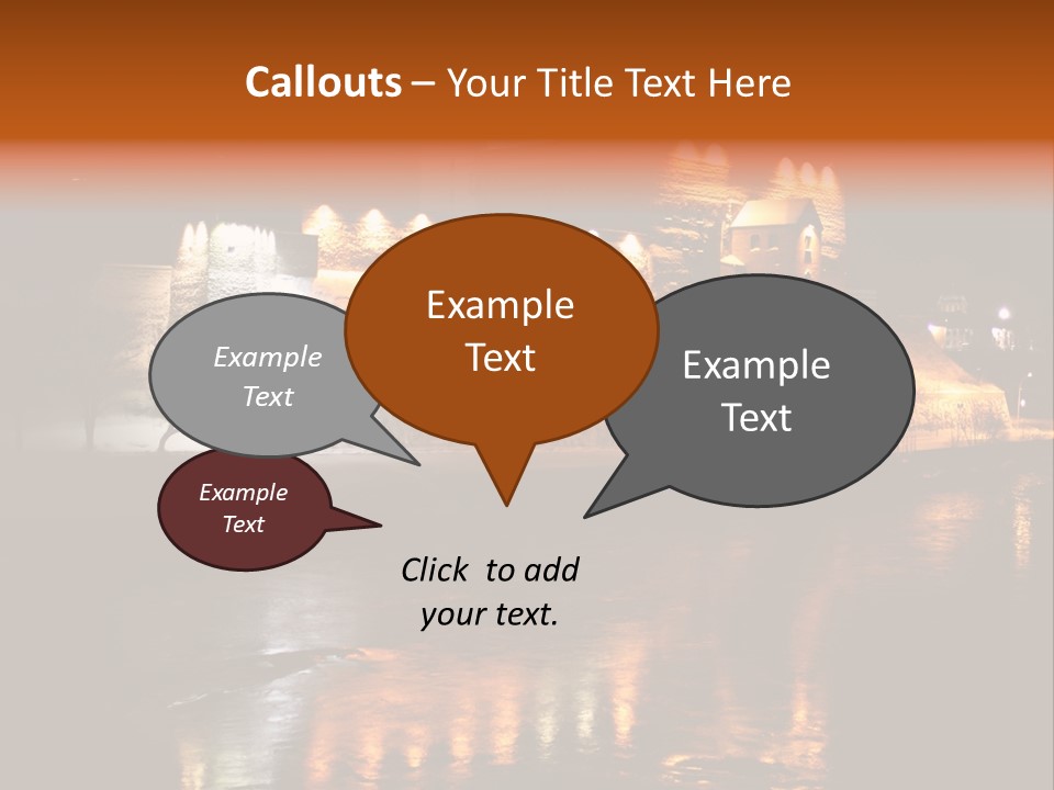 Temple Snow Medieval PowerPoint Template