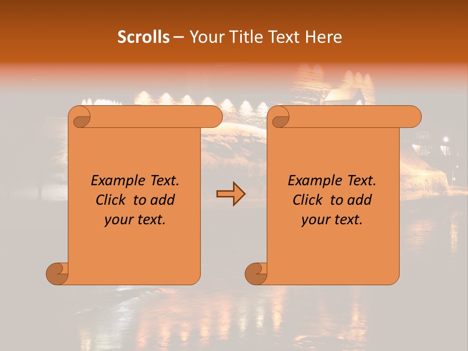 Temple Snow Medieval PowerPoint Template