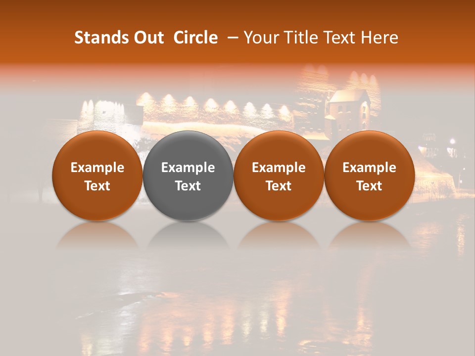 Temple Snow Medieval PowerPoint Template
