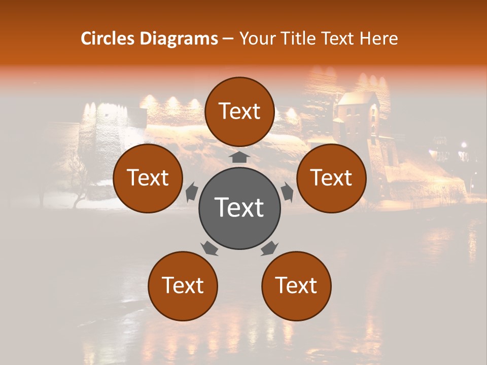 Temple Snow Medieval PowerPoint Template