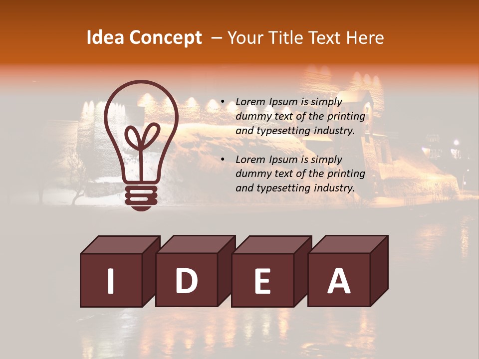 Temple Snow Medieval PowerPoint Template