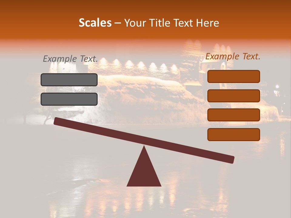 Temple Snow Medieval PowerPoint Template