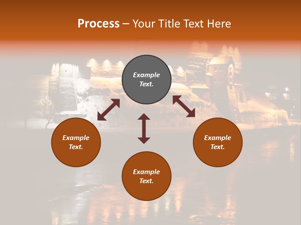 Temple Snow Medieval PowerPoint Template