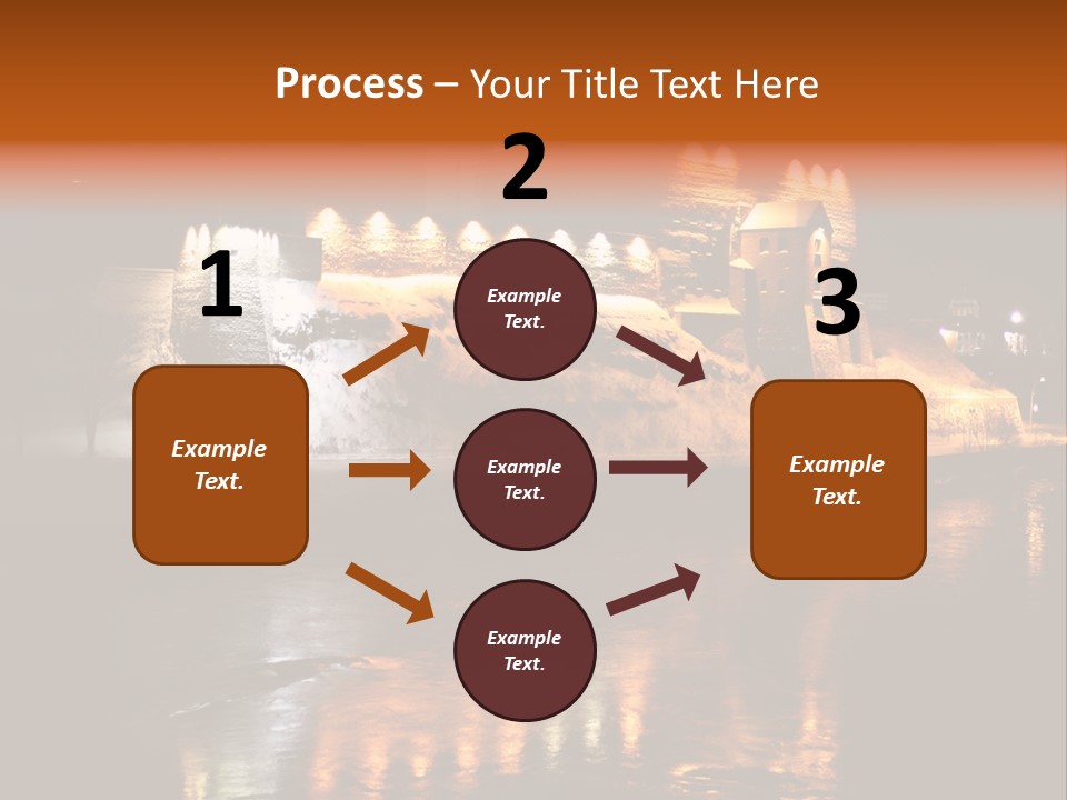 Temple Snow Medieval PowerPoint Template