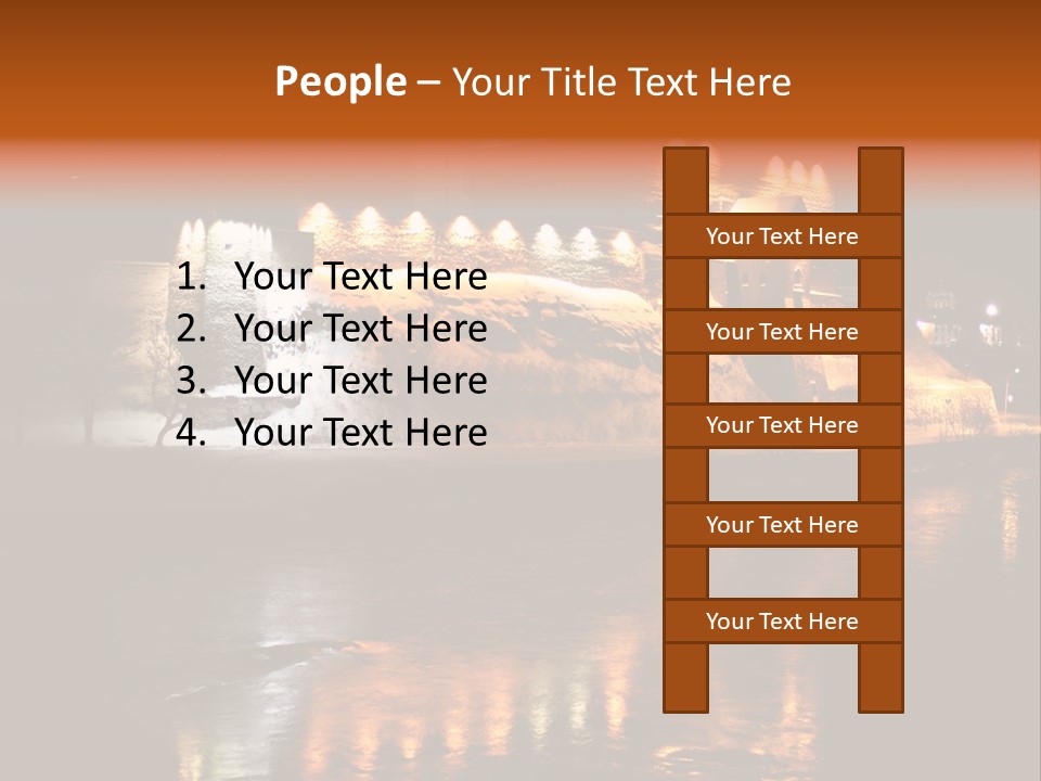 Temple Snow Medieval PowerPoint Template