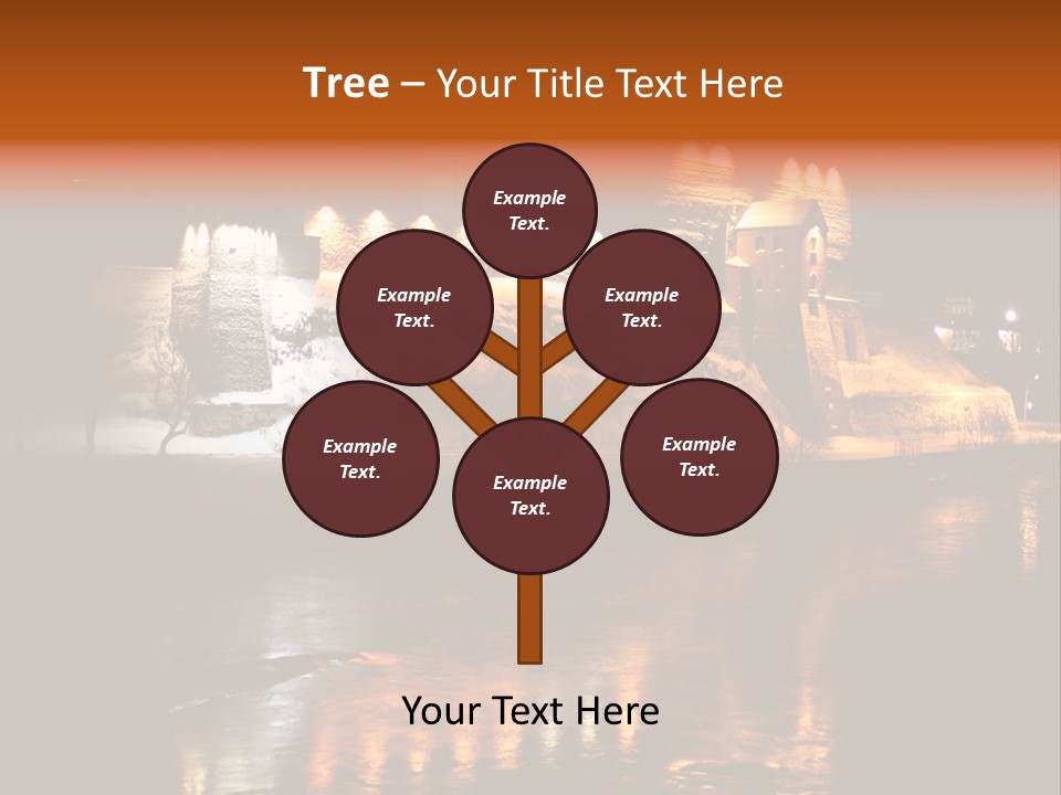 Temple Snow Medieval PowerPoint Template