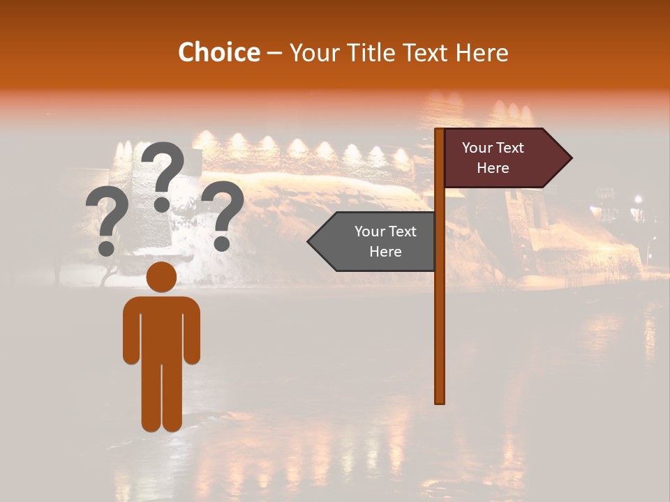 Temple Snow Medieval PowerPoint Template