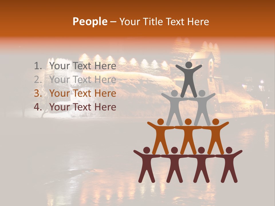 Temple Snow Medieval PowerPoint Template