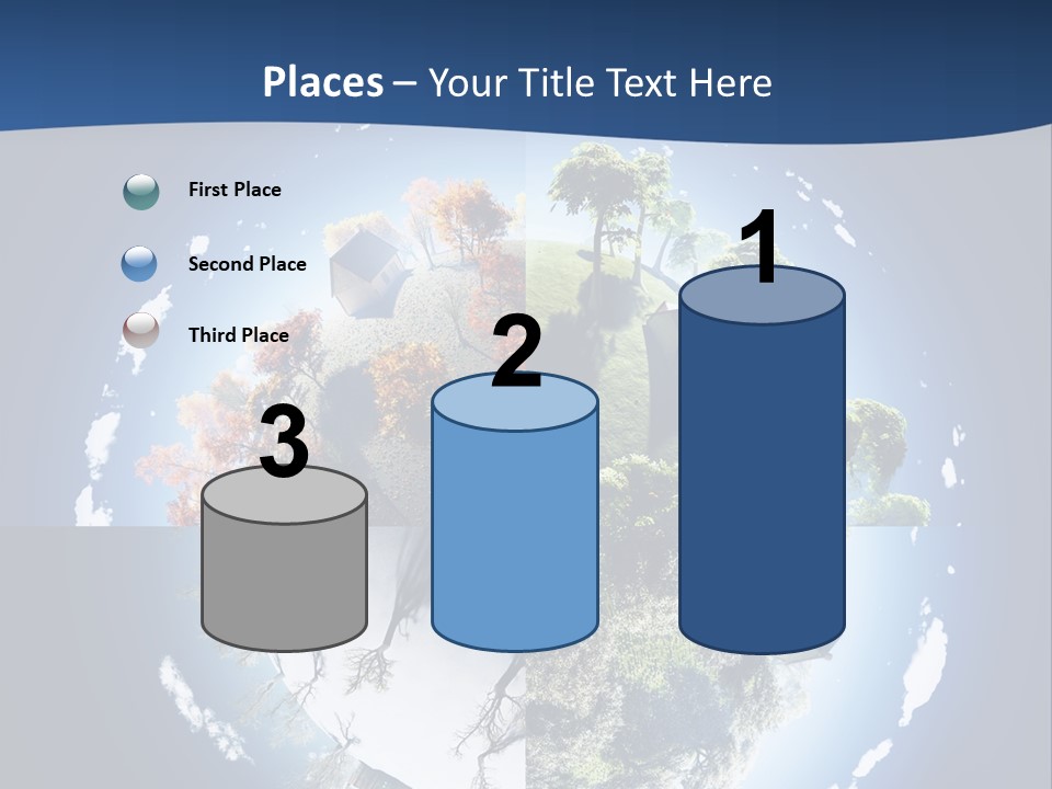 Globe Leaf Earth PowerPoint Template