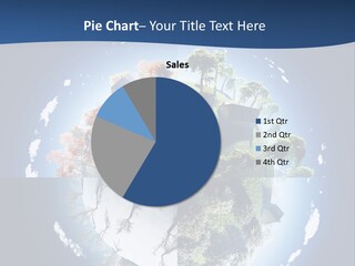 Globe Leaf Earth PowerPoint Template