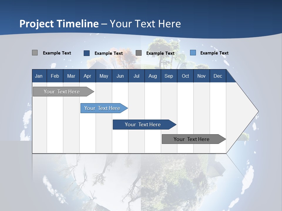 Globe Leaf Earth PowerPoint Template