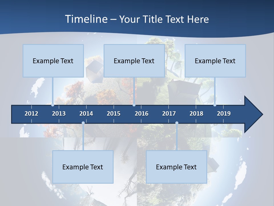 Globe Leaf Earth PowerPoint Template