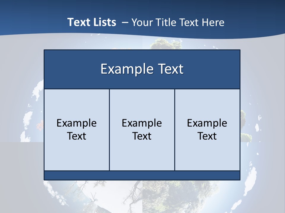 Globe Leaf Earth PowerPoint Template