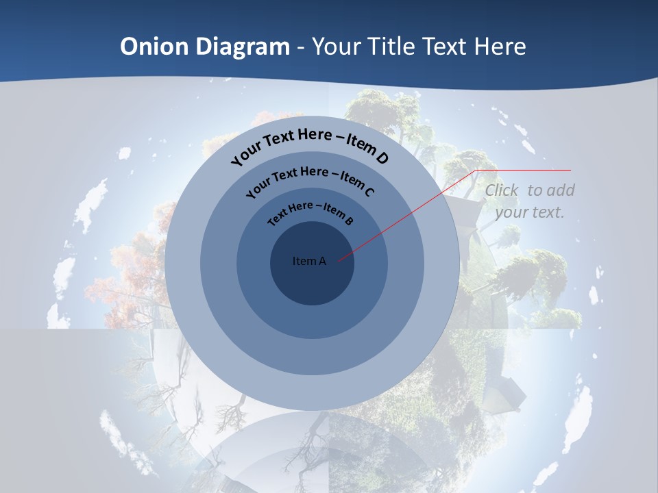 Globe Leaf Earth PowerPoint Template