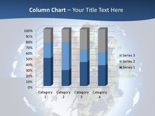 Globe Leaf Earth PowerPoint Template