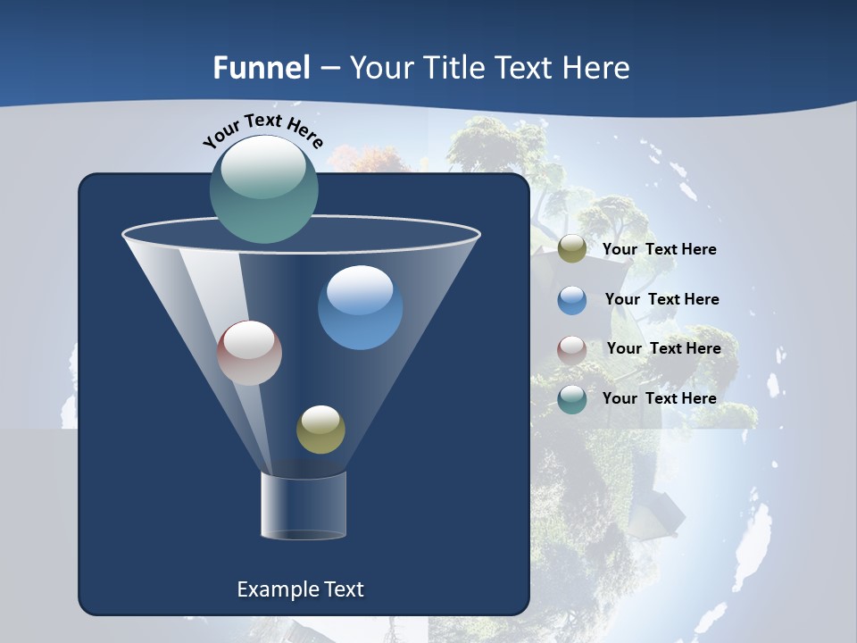Globe Leaf Earth PowerPoint Template